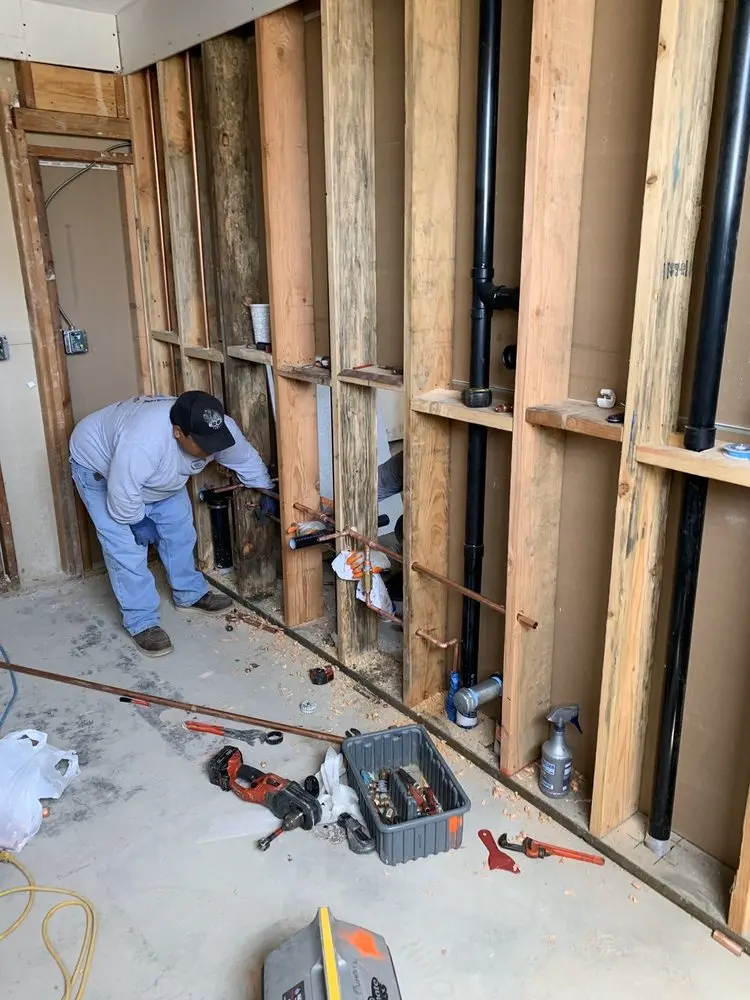Commercial rough-in plumbing for Gas Line Repair in Cooktown